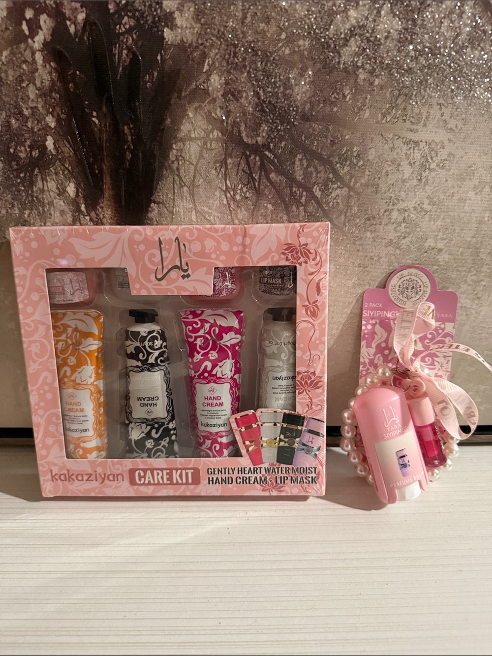 YARA care kit and bag charm